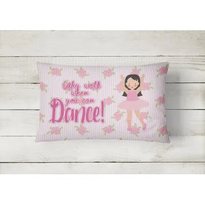 Caroline's Treasures Ballet Long Hair Lumbar Pillow