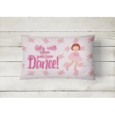 Caroline's Treasures Ballet Short Hair Lumbar Pillow