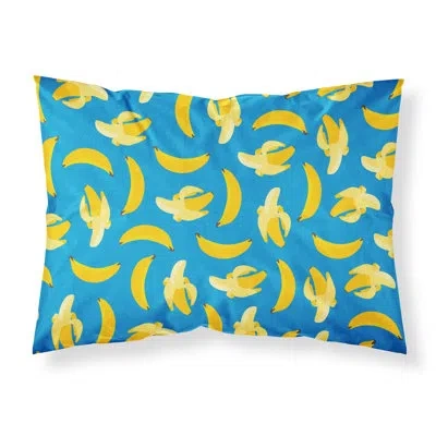 Caroline's Treasures Banana On Pillowcase In Blue