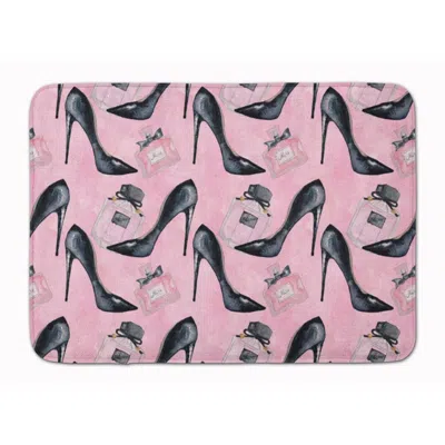 Caroline's Treasures Bb7507rug Fashion Diva Shoes & Perfume Machine Washable Memory Foam Mat