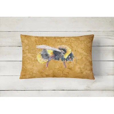 Caroline's Treasures Bee Indoor/outdoor Rectangular Throw Pillow