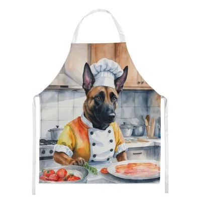 Caroline's Treasures Belgian Malinois The Chef Apron In Multicolor