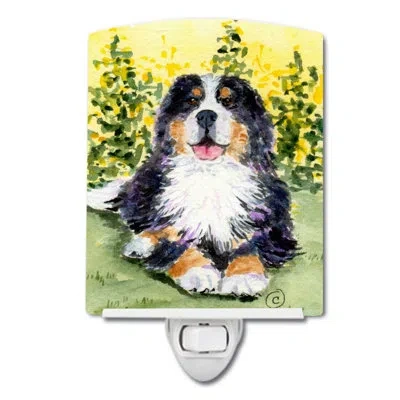 Caroline's Treasures Bernese Mountain Dog Ceramic Night Light In Multicolor;multicolor