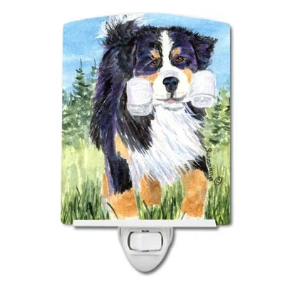 Caroline's Treasures Bernese Mountain Dog Ceramic Night Light In Multicolor;multicolor