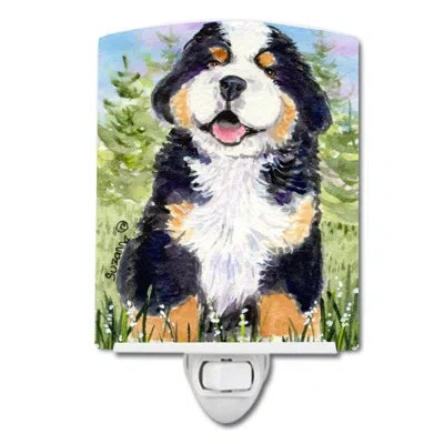 Caroline's Treasures Bernese Mountain Dog Ceramic Night Light In Multicolor;multicolor