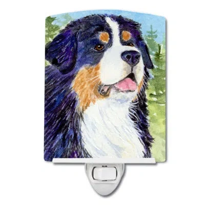 Caroline's Treasures Bernese Mountain Dog Ceramic Night Light In Multicolor;multicolor