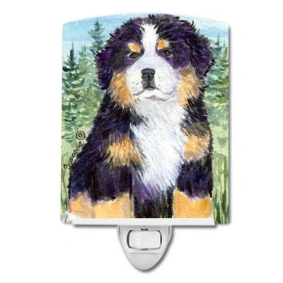 Caroline's Treasures Bernese Mountain Dog Ceramic Night Light In Multicolor;multicolor