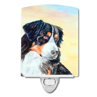 Caroline's Treasures Bernese Mountain Dog Ceramic Night Light In Yellow