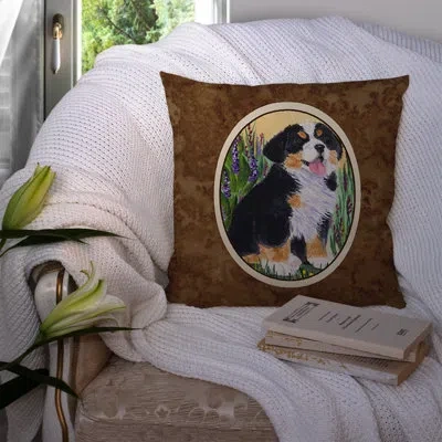 Caroline's Treasures Bernese Mountain Dog Indoor/outdoor Throw Pillow