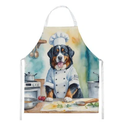 Caroline's Treasures Bernese Mountain Dog The Chef Apron In Multicolor