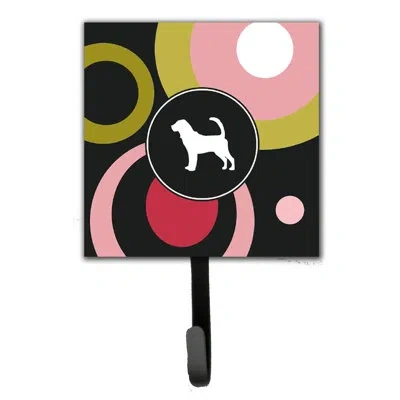 Caroline's Treasures Bloodhound Leash Holder And Wall Hook In Black