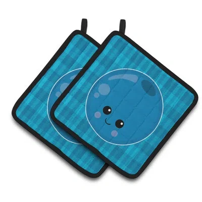 Caroline's Treasures Blueberry Face Potholder