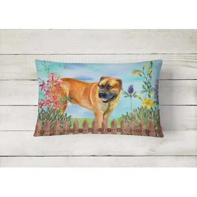 Caroline's Treasures Boerboel Mastiff Spring Indoor/outdoor Throw Pillow