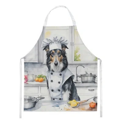 Caroline's Treasures Borzoi The Chef Apron In Multicolor