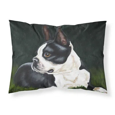 Caroline's Treasures Boston Terrier Beauty Pillowcase In Black
