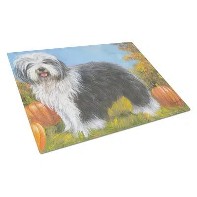 Caroline's Treasures Boxer Got Mail Glass Cutting Board