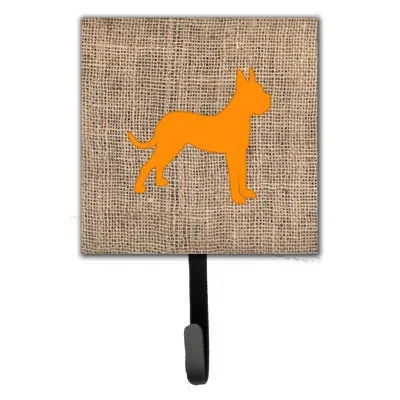 Caroline's Treasures Boxer Wall Hook In Brown