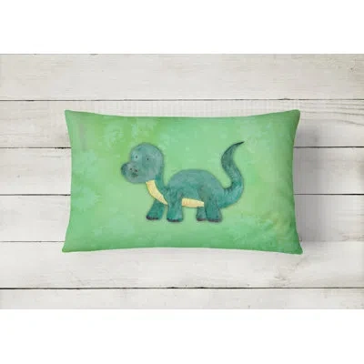 Caroline's Treasures Brontosaurus Watercolor Lumbar Pillow