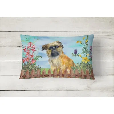 Caroline's Treasures Brussels Griffon Spring Indoor/outdoor Throw Pillow