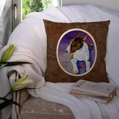 Caroline's Treasures Bull Terrier Outdoor Square Pillow Cover & Insert