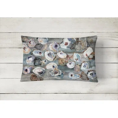 Caroline's Treasures Bunch Of Oysters Indoor/outdoor Throw Pillow