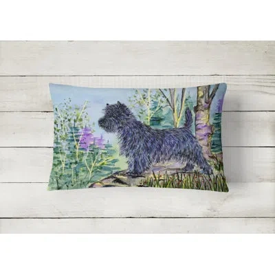 Caroline's Treasures Cairn Terrier Indoor/outdoor Throw Pillow