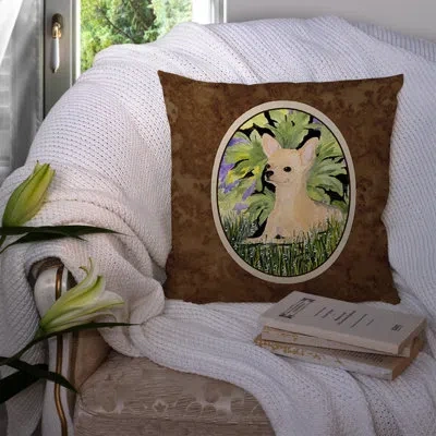 Caroline's Treasures Chihuahua Graphic Print Indoor/outdoor Throw Pillow