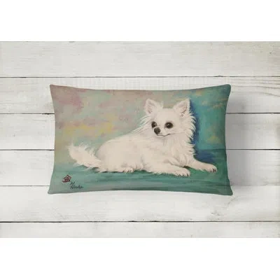 Caroline's Treasures Chihuahua Queen Mother Fabric Indoor/outdoor Throw Pillow