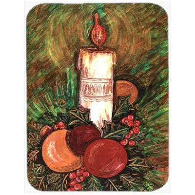 Caroline's Treasures Christmas By Candlelight Glass Cutting Board