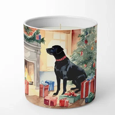 Caroline's Treasures Christmas Tree Scented Tumbler Candle With Ceramic Holder In Multi Color;multi Color