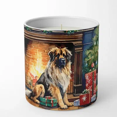 Caroline's Treasures Christmas Tree Scented Tumbler Candle With Ceramic Holder In Multi Color;multi Color