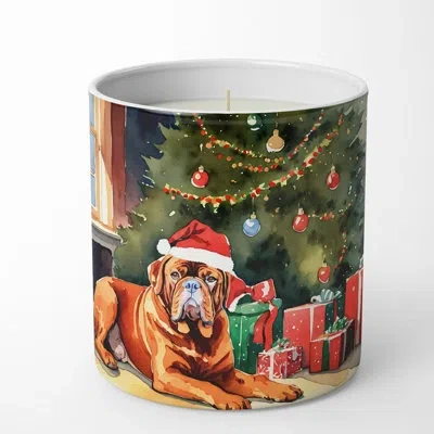 Caroline's Treasures Christmas Tree Scented Tumbler Candle With Ceramic Holder In Multi Color;multi Color