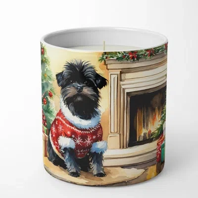 Caroline's Treasures Christmas Tree Scented Tumbler Candle With Ceramic Holder In Multi Color;multi Color