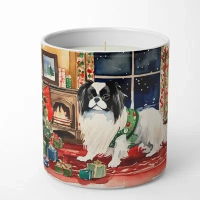 Caroline's Treasures Christmas Tree Scented Tumbler Candle With Ceramic Holder In Multi Color;multi Color