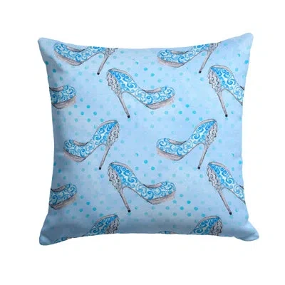 Caroline's Treasures Cinderella Shoe Outdoor Throw Pillow