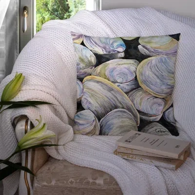Caroline's Treasures Clam Quahog 14" Throw Pillow