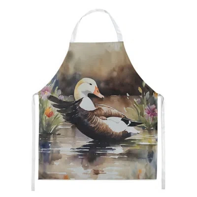 Caroline's Treasures Common Eider Duck Apron In Multicolor