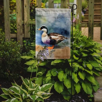 Caroline's Treasures Common Eider Duck Garden Flag_dac3204