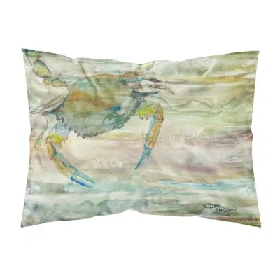 Caroline's Treasures Crab Sunset Pillowcase In Multicolor;multicolor