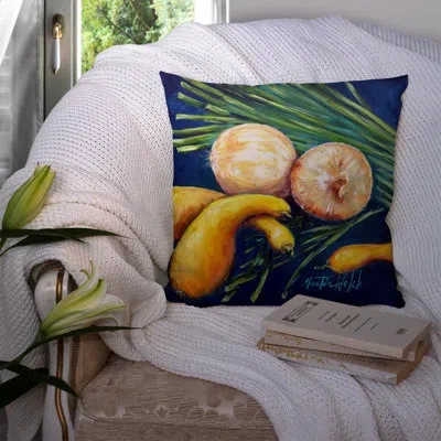 Caroline's Treasures Crooked Neck Squash Indoor/outdoor Throw Pillow
