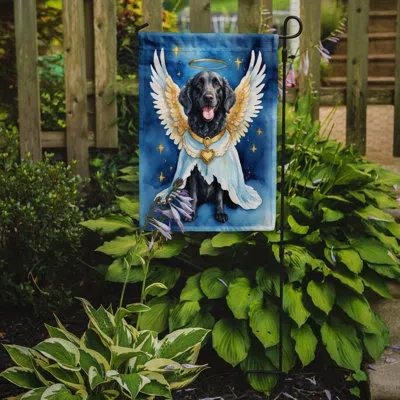 Caroline's Treasures Curly-coated Retriever My Angel Garden Flag