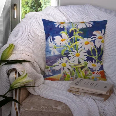Caroline's Treasures Daisy Indoor/outdoor Throw Pillow