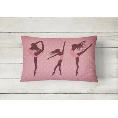 Caroline's Treasures Dancers Linen Lumbar Pillow