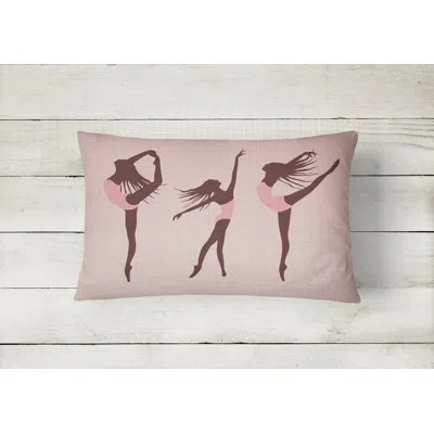 Caroline's Treasures Dancers Linen Lumbar Pillow