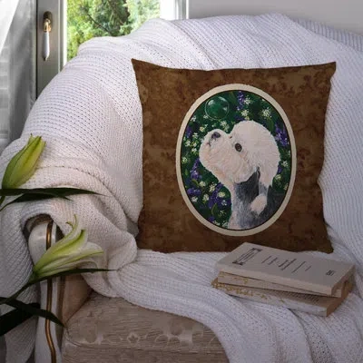Caroline's Treasures Dandie Dinmont Terrier Indoor/outdoor Throw Pillow