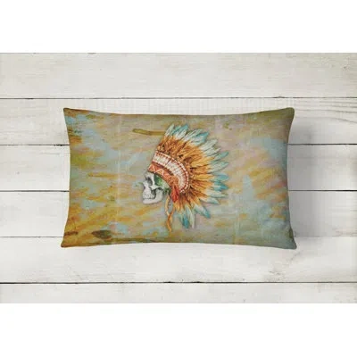 Caroline's Treasures Day Of The Dead Skull Lumbar Pillow