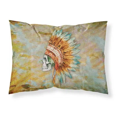 Caroline's Treasures Day Of The Dead Skull Pillowcase In Multicolor;multicolor