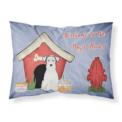 Caroline's Treasures Dog House Pillowcase In Purple