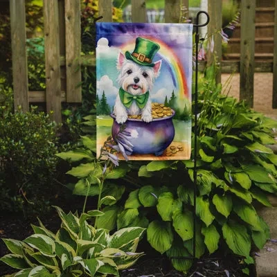 Caroline's Treasures Double Sided 15.5'' H X 11.25'' W Polyester St Patrick's Day Garden Flag