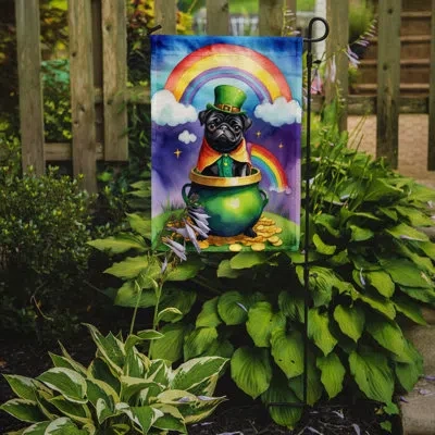Caroline's Treasures Double Sided 15.5'' H X 11.25'' W Polyester St Patrick's Day Garden Flag